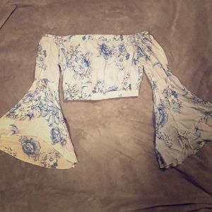Floral crop top